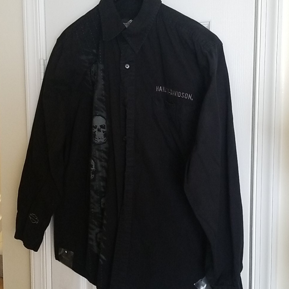 Harley's Davidson Authentic Button Down Shirt - image 3